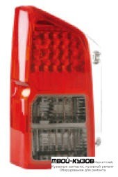 ФОНАРЬ ЗАДНИЙ ВНЕШНИЙ ЛЕВАЯ + ПРАВАЯ (КОМПЛЕКТ) ТЮНИНГ С ДИОД (EAGLE EYES) ВНУТРИ КРАСНЫЙ-ТОНИР для Nissan PATFINDER R51 (2005-)