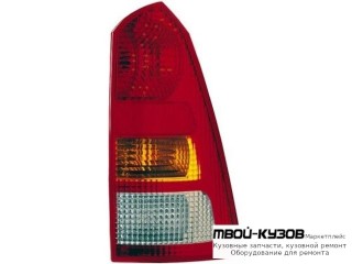 ФОНАРЬ ЗАДНИЙ ВНЕШНИЙ ПРАВАЯ СТОРОНА (УНИВЕРСАЛ) (DEPO) для Ford FOCUS (11.1998 - 10.2001) (11.2001-)