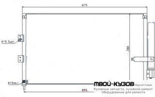 CIVIC КОНДЕНСАТОР КОНДИЦИОНЕРА (СЕДАН) (ХЭТЧБЭК) для Honda CIVIC (2006-2011) СЕДАН, Honda CIVIC (2012-) ХЭТЧБЭК