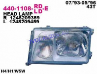 ФАРА левая 93-95 E  - для MERCEDES W124 E124