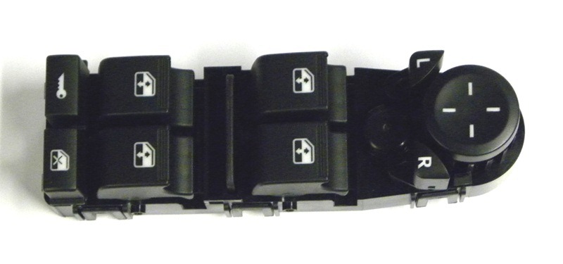 Блок управления зеркалами и стеклоподъемн.(4-х клав) ВАЗ-2170 Люкс (ИТЭЛМА) 2170-3763080-00