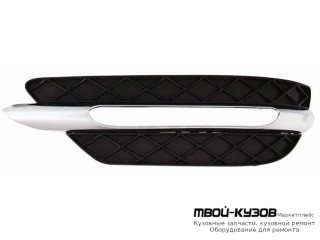 РЕШЕТКА БАМПЕРА ПЕРЕДНИЙ ЛЕВАЯ СТОРОНА (DEPO) для Mercedes W204 (2007-)