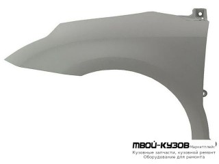 КРЫЛО ПЕРЕДНИЙ ЛЕВАЯ СТОРОНА ПЛАСТИК (ТАЙВАНЬ) для Citroen C4 (11.2004-) PICASSO (2006-)