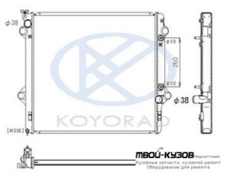 РАДИАТОР ОХЛАЖДЕНИЯ 3 (турбодизель) AT (KOYO) для Toyota LANDCRUISER PRADO 120 (09.2002-)
