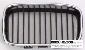 РЕШЕТКА РАДИАТОРА ЛЕВАЯ СТОРОНА ХРОМ-ЧЁРНЫЙ (ТАЙВАНЬ) для BMW E36 (12.1990 - 01.2000)