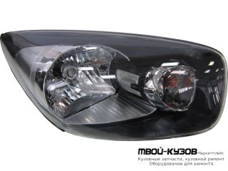 ФАРА ПРАВАЯ СТОРОНА ВНУТРИ ЧЁРНЫЙ (КИТАЙ) для KIA PICANTO (2012-)