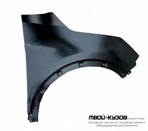 КРЫЛО ПЕРЕДНИЙ ПРАВАЯ СТОРОНА БЕЗ ОТВ ПОД ПОВТОРИТЕЛЬ (КИТАЙ) для Hyundai CRETA (2016-)