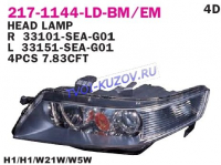 ФАРА правая под корректор седан (euro-тип) 03-  - для HONDA ACCORD