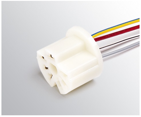 Колодка соединительная переключателя вентилятора отопителя ВАЗ-2108 с проводами (Cargen)