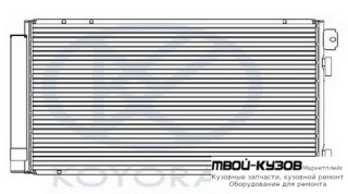 6 КОНДЕНСАТОР КОНДИЦИОНЕРА С ОСУШИТ. (KOYO) для Mazda 6 (2002-2007)