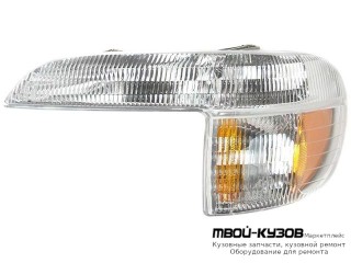 УКАЗ.ПОВОРОТА УГЛОВОЙ ЛЕВАЯ СТОРОНА (DEPO) БЕЛ-ЖЕЛТ для Ford EXPLORER (1995-2001)