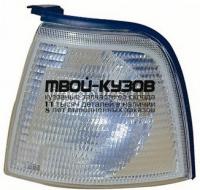 AI08087-031W-L - УКАЗАТЕЛЬ ПОВОРОТА ЛЕВЫЙ угловой белый (КИТАЙ) Audi 80 B4 (1991-1994)
