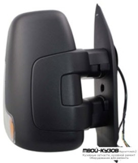 ЗЕРКАЛО ПРАВАЯ СТОРОНА ЭЛЕКТР С ПОДОГРЕВОМ , УКАЗАТЕЛЬ ПОВОРОТА , 2 РАЗЪЁМ. , 7 КОНТ , КОРОТК КРОНШТЕЙН , (CONVEX) (ТАЙВАНЬ) для Iveco DAILY (2012-)