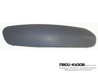 МОЛДИНГ БАМПЕРА ПЕРЕДНИЙ ЛЕВАЯ СТОРОНА ГРУНТ (ТАЙВАНЬ) для Citroen C3 (05.2002 - 10.2005) (11.2005-)