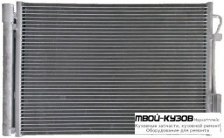 SOLARIS {RIO 11-} КОНДЕНСАТОР КОНДИЦИОНЕРА (см.каталог) для Hyundai SOLARIS (2011-), KIA RIO (2011-2017)