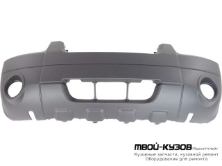 БАМПЕР ПЕРЕДНИЙ С ОТВЕРСТИЯМИ ПОД ПРОТИВОТУМАННЫЕ ФАРЫ БЕЗ ОТВ П/РАСШИРИТ СЕРЫЙ (ТАЙВАНЬ) для Ford ESCAPE USA (2001-), Ford MAVERICK (EURO) (2000-2002) ESCAPE (USA) (2001- / 2008-)
