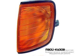 УКАЗ.ПОВОРОТА УГЛОВОЙ ЛЕВАЯ СТОРОНА (DEPO) ЖЕЛТ для Mercedes W124 (01.1985 - 08.1989) (09.1989 - 06.1993) E124 (07.1993 - 06.1995)