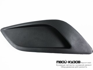 РЕШЕТКА БАМПЕРА ПЕРЕДНИЙ ЛЕВАЯ СТОРОНА БЕЗ ОТВЕРСТИЙ ПОД ПРОТИВОТУМАННЫЕ ФАРЫ (АРГЕНТИНА) для Ford FOCUS (2008-2010)