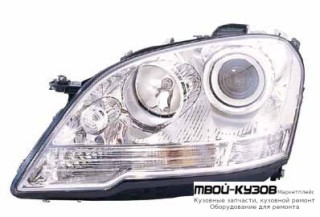ФАРА ЛЕВАЯ СТОРОНА С КОРРЕКТОР ЛИНЗОВАННАЯ (DEPO) для Mercedes W164 (ML) (07.2005-)