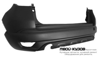 БАМПЕР ЗАДНИЙ С ОТВ П/НАКЛАД , ПОД ДАТЧИКИ , ПОД МОЛДИНГ , ГРУНТ (ТАЙВАНЬ) для Renault KAPTUR (2016-)