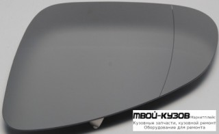 СТЕКЛО ЗЕРКАЛА ЛЕВАЯ СТОРОНА С ПОДОГРЕВОМ (ASPHERICAL) (ТАЙВАНЬ) для Opel ASTRA J (2009-)