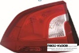 ФОНАРЬ ЗАДНИЙ ВНЕШНИЙ ЛЕВАЯ СТОРОНА ДИОД (DEPO) для Volvo S60 (2010-)