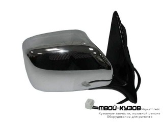 ЗЕРКАЛО ПРАВАЯ СТОРОНА ЭЛЕКТР (CONVEX) ХРОМ (ТАЙВАНЬ) для Toyota LANDCRUISER 100 (1998-)