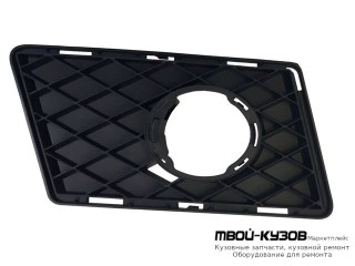 РЕШЕТКА БАМПЕРА ПЕРЕДНИЙ ПРАВАЯ СТОРОНА С ОТВЕРСТИЯМИ ПОД ПРОТИВОТУМАННЫЕ ФАРЫ (ТАЙВАНЬ) для Mercedes X204 GLK-CLASS (2008-)