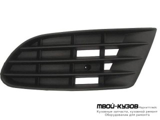 РЕШЕТКА БАМПЕРА ПЕРЕДНИЙ ПРАВАЯ СТОРОНА БЕЗ ОТВЕРСТИЙ ПОД ПРОТИВОТУМАННЫЕ ФАРЫ (ТАЙВАНЬ) для Volkswagen GOLF PLUS (2004-)