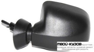 ЗЕРКАЛО ЛЕВАЯ СТОРОНА МЕХАН БОЛЬШ (convex) ЧЁРНЫЙ (РОССИЯ) для Renault LOGAN (2005-2014), Renault SANDERO (2008-), Автоваз LADA LARGUS (2012-)