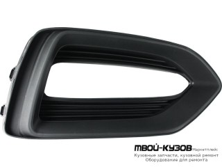 РЕШЕТКА БАМПЕРА ПЕРЕДНИЙ ПРАВАЯ СТОРОНА С ОТВ П/ DRL( ХОД. ОГНИ) (КИТАЙ) для Hyundai SOLARIS (2017-)