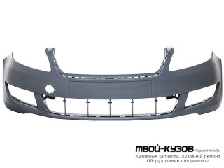 БАМПЕР ПЕРЕДНИЙ (КИТАЙ) для Skoda FABIA / ROOMSTER (2010-)