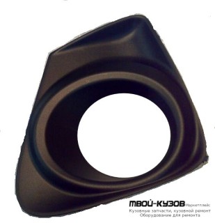 РЕШЕТКА БАМПЕРА ПЕРЕДНИЙ ЛЕВАЯ СТОРОНА С ОТВЕРСТИЯМИ ПОД ПРОТИВОТУМАННЫЕ ФАРЫ (ТАЙВАНЬ) для Toyota COROLLA E150 (2006-) СЕДАН