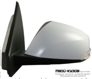 ЗЕРКАЛО ЛЕВАЯ СТОРОНА ЭЛЕКТР С ПОДОГРЕВОМ С ТЕМПЕР ДАТЧИК , УКАЗАТЕЛЬ ПОВОРОТА (ASPHERICAL) ГРУНТ (ТАЙВАНЬ) для Renault LAGUNA (2007-)