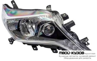 ФАРА ПРАВАЯ СТОРОНА ЛИНЗОВАННАЯ , ПОД КОРРЕКТОР , ДИОД (DEPO) для Toyota LANDCRUISER PRADO 150 (2009-2017)