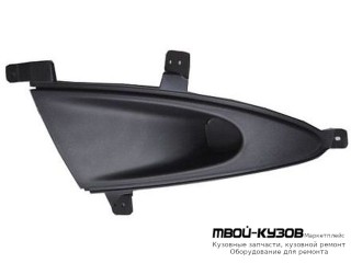 РЕШЕТКА БАМПЕРА ПЕРЕДНИЙ ЛЕВАЯ СТОРОНА С ОТВЕРСТИЯМИ ПОД ПРОТИВОТУМАННЫЕ ФАРЫ (ТАЙВАНЬ) для Hyundai ELANTRA (2007-)