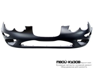 БАМПЕР ПЕРЕДНИЙ С ОТВЕРСТИЯМИ ПОД ОМЫВАТЕЛЬ ФАР ГРУНТ (ТАЙВАНЬ) для Chrysler 300M (1999-)