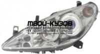 PG080-B2BCW - ТЮНИНГ-ФАРЫ (КОМПЛЕКТ) (EAGLE EYES) Peugeot 307 (2001-2005)