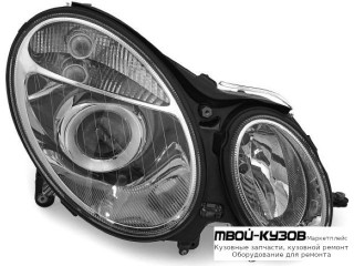 ФАРА ПРАВАЯ СТОРОНА ЛИНЗОВАННАЯ (КСЕНОН) (DEPO) для Mercedes W211 (07.2002-)