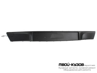 МОЛДИНГ БАМПЕРА ПЕРЕДНИЙ ЦЕНТР ТЕМНО-СЕРЫЙ (ТАЙВАНЬ) для Opel CORSA (2011-)