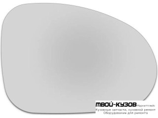 СТЕКЛО ЗЕРКАЛА ПРАВАЯ СТОРОНА БЕЗ ПОДОГРЕВОМ (КИТАЙ) для Daewoo MATIZ (2001-)