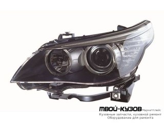 ФАРА ЛЕВАЯ СТОРОНА С КОРРЕКТОР , ДИОД (DEPO) для BMW E60 (2002-)