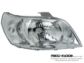 ФАРА ПРАВАЯ СТОРОНА (ХЭТЧБЭК) (КИТАЙ) для Chevrolet AVEO T255 ХЭТЧБЭК (2008-), Ravon NEXIA R3 (2016-)