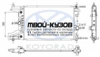 630729K - РАДИАТОР ОХЛАЖДЕНИЯ (КИТАЙ) Opel Astra J (2009-)