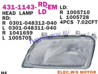 ФАРА левая под корректор  - для FORD GALAXY