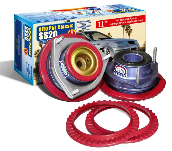 Опора передней стойки ВАЗ-2108 в сборе (SS-20) Стандарт (2шт.)