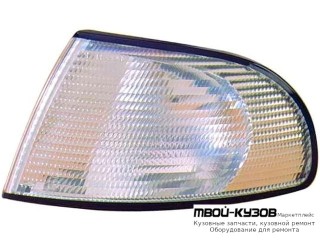 УКАЗ.ПОВОРОТА УГЛОВОЙ ЛЕВАЯ СТОРОНА (Bosch тип) (DEPO) БЕЛЫЙ для Audi A4 (12.1994 - 12.1998)