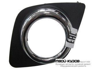 РЕШЕТКА БАМПЕРА ПЕРЕДНИЙ ПРАВАЯ СТОРОНА С ОТВЕРСТИЯМИ ПОД ПРОТИВОТУМАННЫЕ ФАРЫ (КИТАЙ) для Toyota RAV4 (2006-)