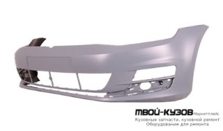 БАМПЕР ПЕРЕДНИЙ БЕЗ ОТВ , ГРУНТ (ТАЙВАНЬ) для Volkswagen GOLF VII (2012-)