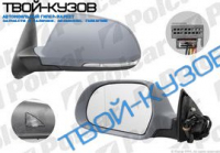 OCTAVIA 09 - ЗЕРКАЛО ПРАВОЕ ЭЛЕКТРИКА С ОБОГРЕВОМ+ПОВОРОТ+ОСВЕЩ ПОРОГА